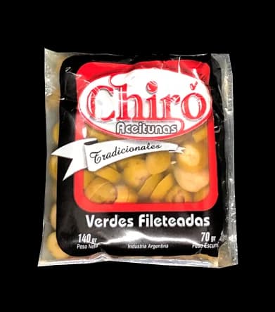 CHIRO Verde fileteada Sachet x 85g