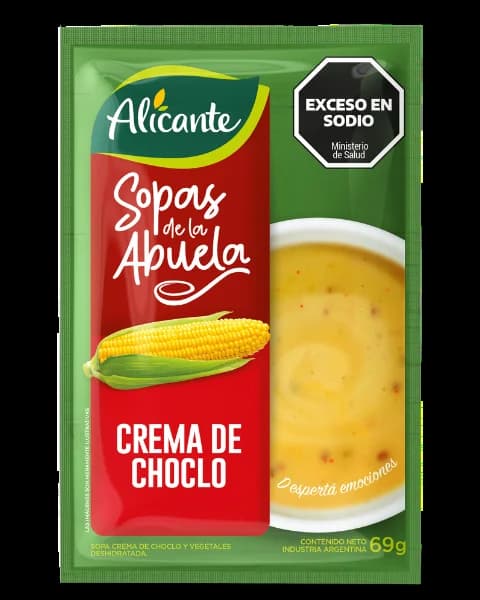 ALICANTE Sopa crema CHOCLO S69G