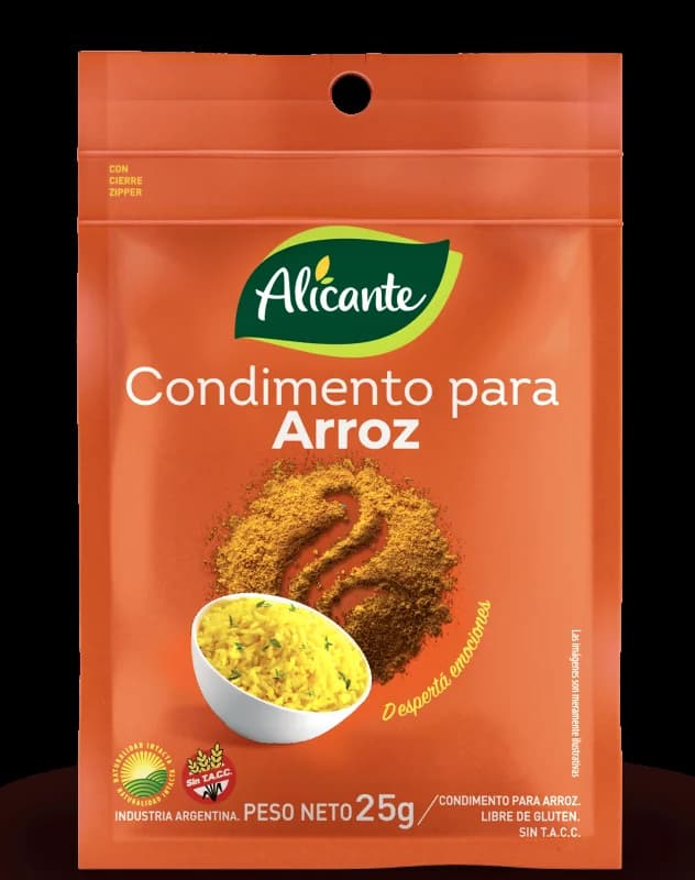 ALICANTE Condimento p/arroz ST S25G