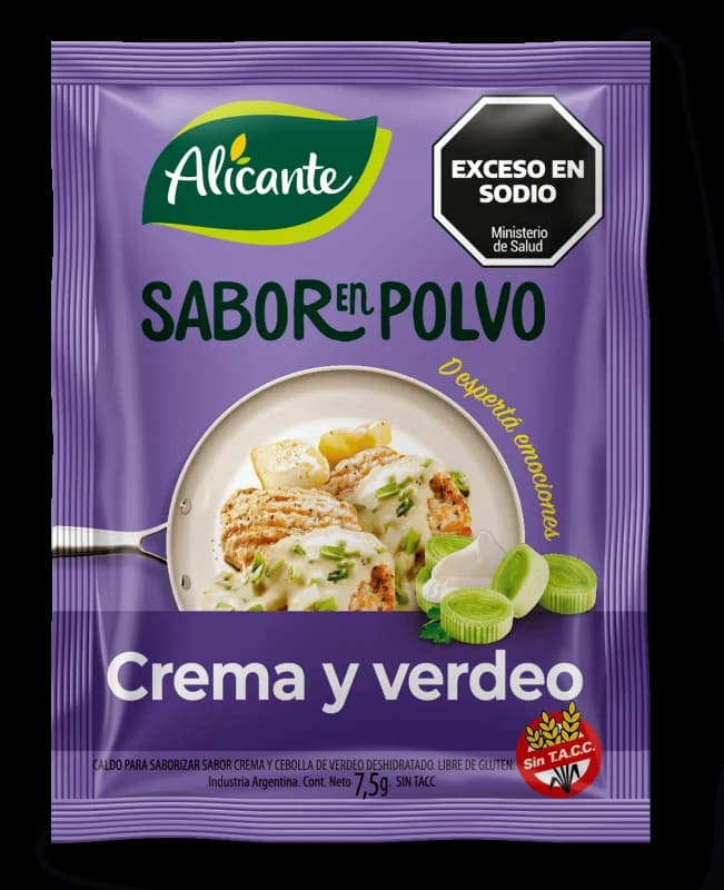 ALICANTE Sabor sobre CREMA VERDEO 12S