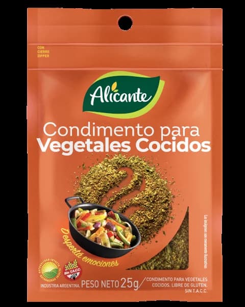 ALICANTE Condimento p/vegetales 25g