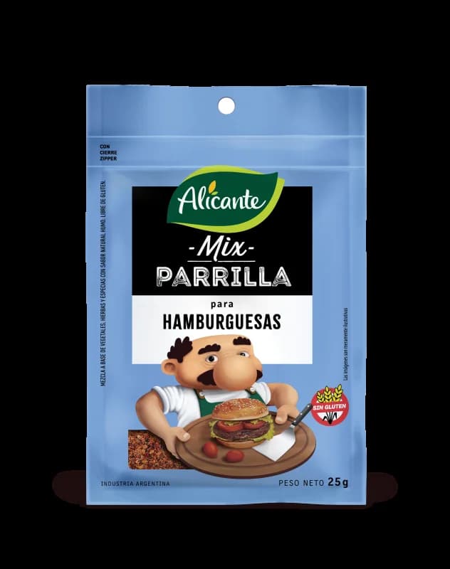 ALICANTE Mix Parrilla hamburguesa  25g