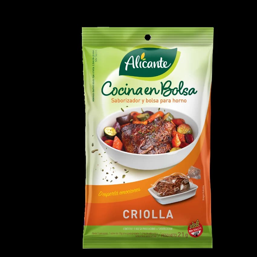 ALICANTE Cocina en Bolsa CRIOLLA S21G