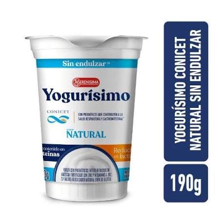 YOGURISIMO Natural s/azucar 190g