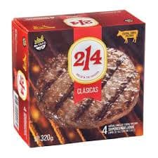 214 Hamburguesa x 4U 320g