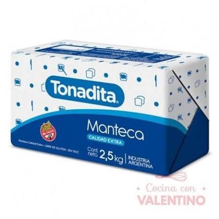 TONADITA Manteca 2.5 Kg