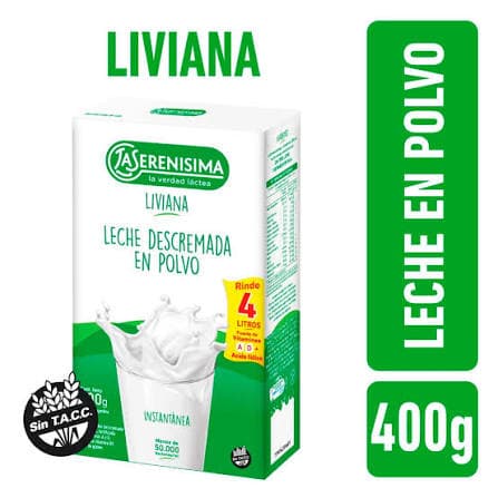LA SERENISIMA Lec.Polvo  x400 Descremada