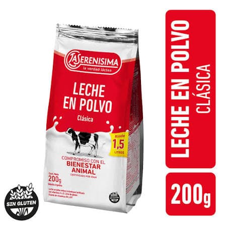 LA SERENISIMA Lec.Polvo bolsa x 200 entera