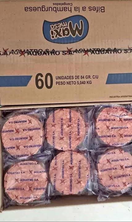 MAXIMESA Hamburguesa  x 60u x 84gs
