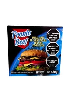 PRONTO Beef Hamburguesa x 6