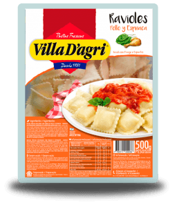VILLA DAGRI Ravioles  Pollo y verdura(50)