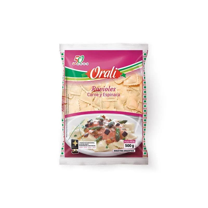 ORALI Ravioles Carne y Esp 500g