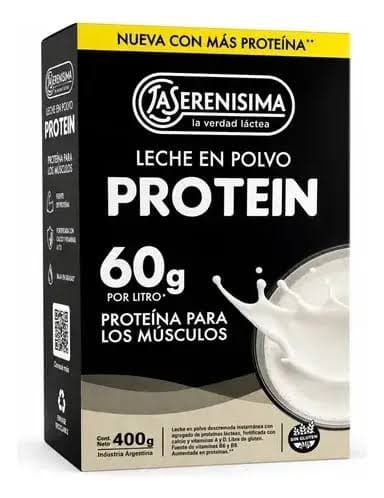 LA SERENISIMA Lec. en polvo x 400g PROTEIN