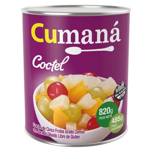 CUMANA Coctel  5 FRUTAS x820 G
