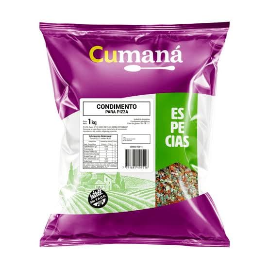 CUMANA Condimento p/ Pizza x 1Kg